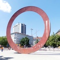 München Kunstblick auf  Baustelle