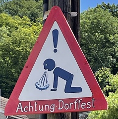 Achtung Dorffest in Krakendorf