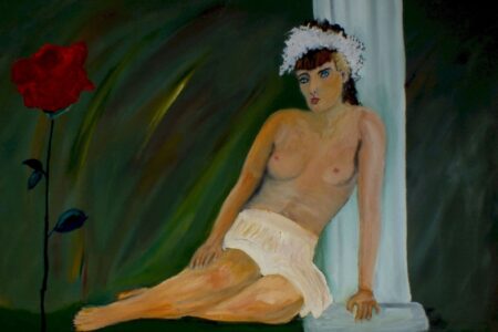 Das Modell und die Rose